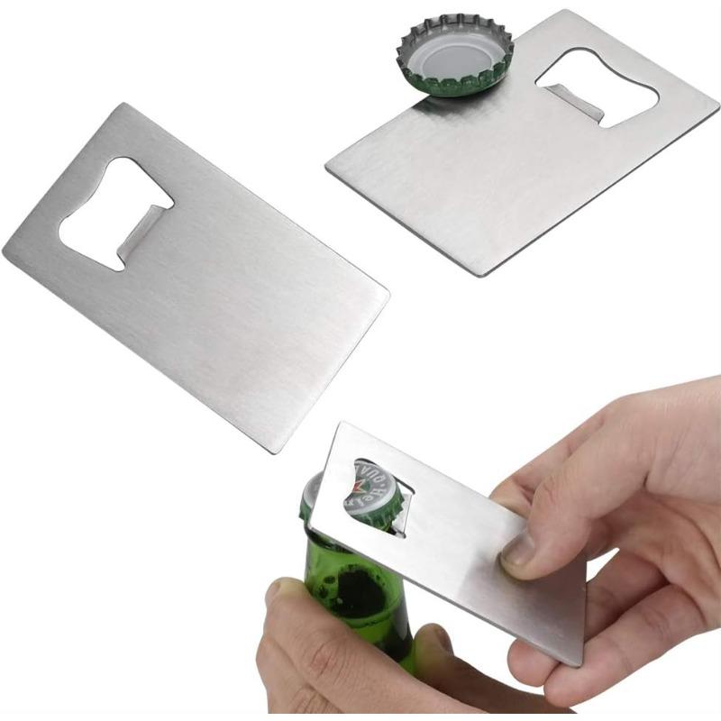 Wedding Gift Stainless Steel Card Shape Beer Bottle Opener For Wallet Pocket Bar Restaurant DIY Mini Anti-Rust Food Grade Favor