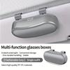 Auto-Brillenbox Tragbarer Auto-Sonnenbrillenhalter Halter für Autofahrer-Brillen Brillenetui Sonnenblende Multifunktionale Aufbewahrungsbox