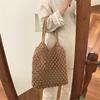 Woven Bag Mesh Rope Weaving Tie Buckle Reticulate Hollow Straw Bag No Lined Net Shoulder Bag