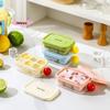 6-Grids Mini Ice Cube Tray with Lid Easy Release DIY Ice Mold Removable Lid Home Kitchen Barbecue Ice Making Tool