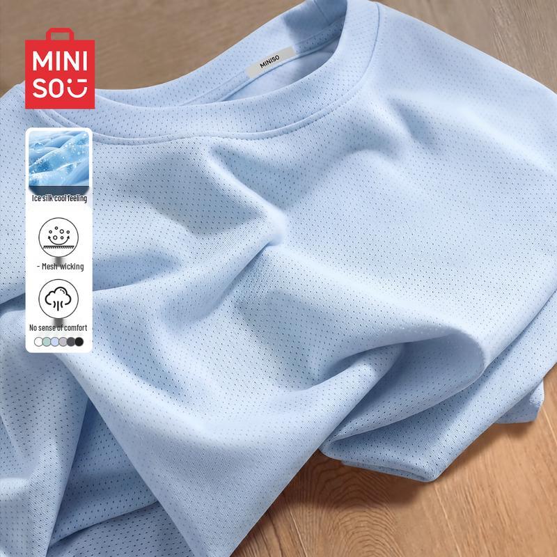 

MINISO Men s Quick-Dry Breathable T-Shirt 4XL
