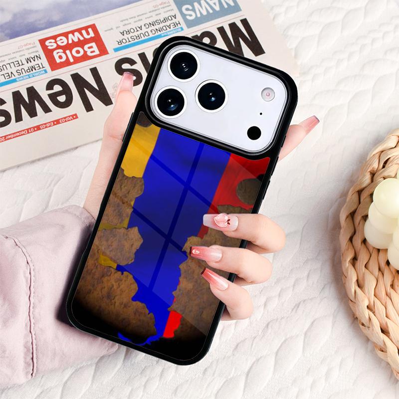 Armenian Flag Phone Case For IPhone 17 16e 15 14 13 12 11 Pro Max Air Mini Soft Protective Cover