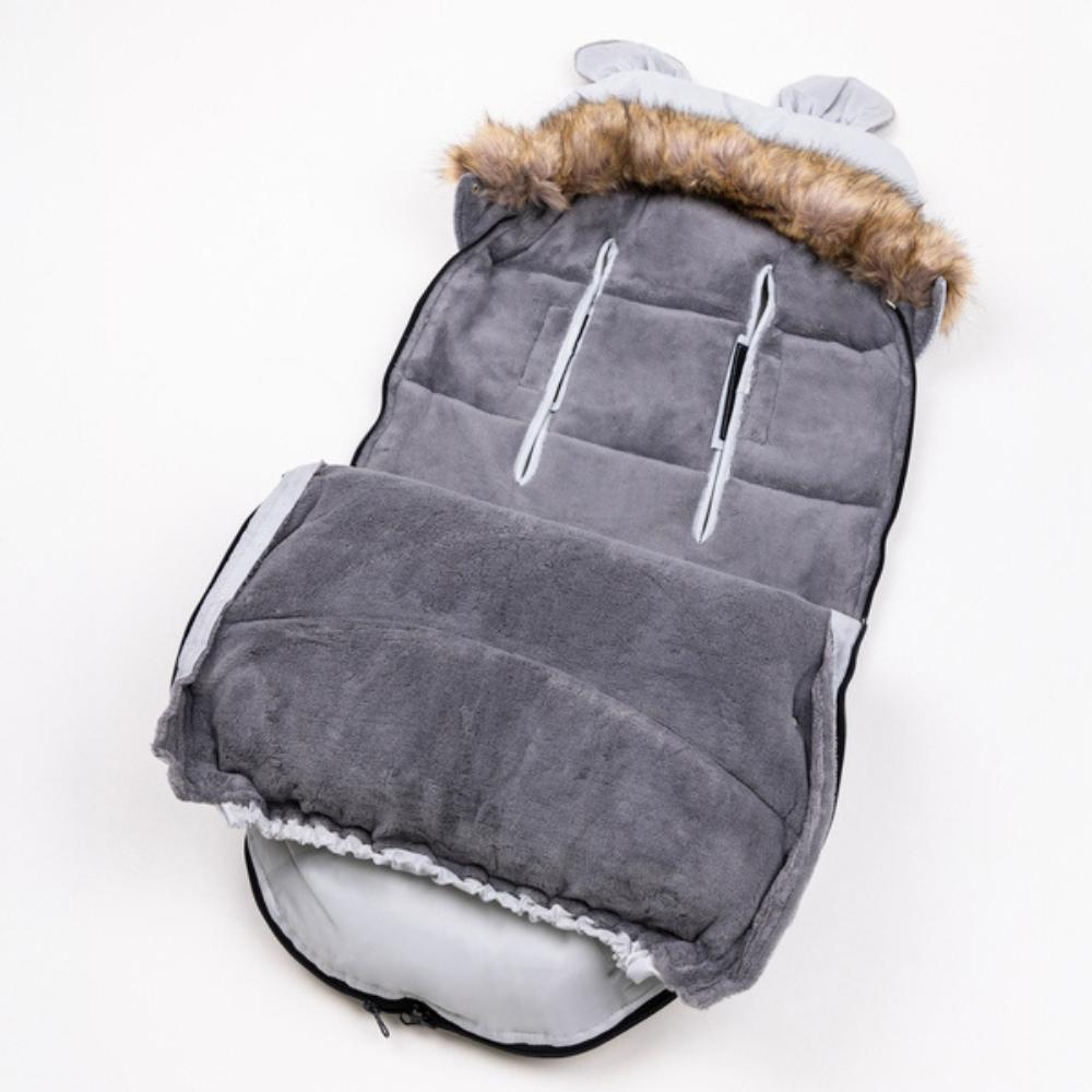 Baby Sleeping Bag for Stroller, Sled, Gondola, Winter, Warm Fur