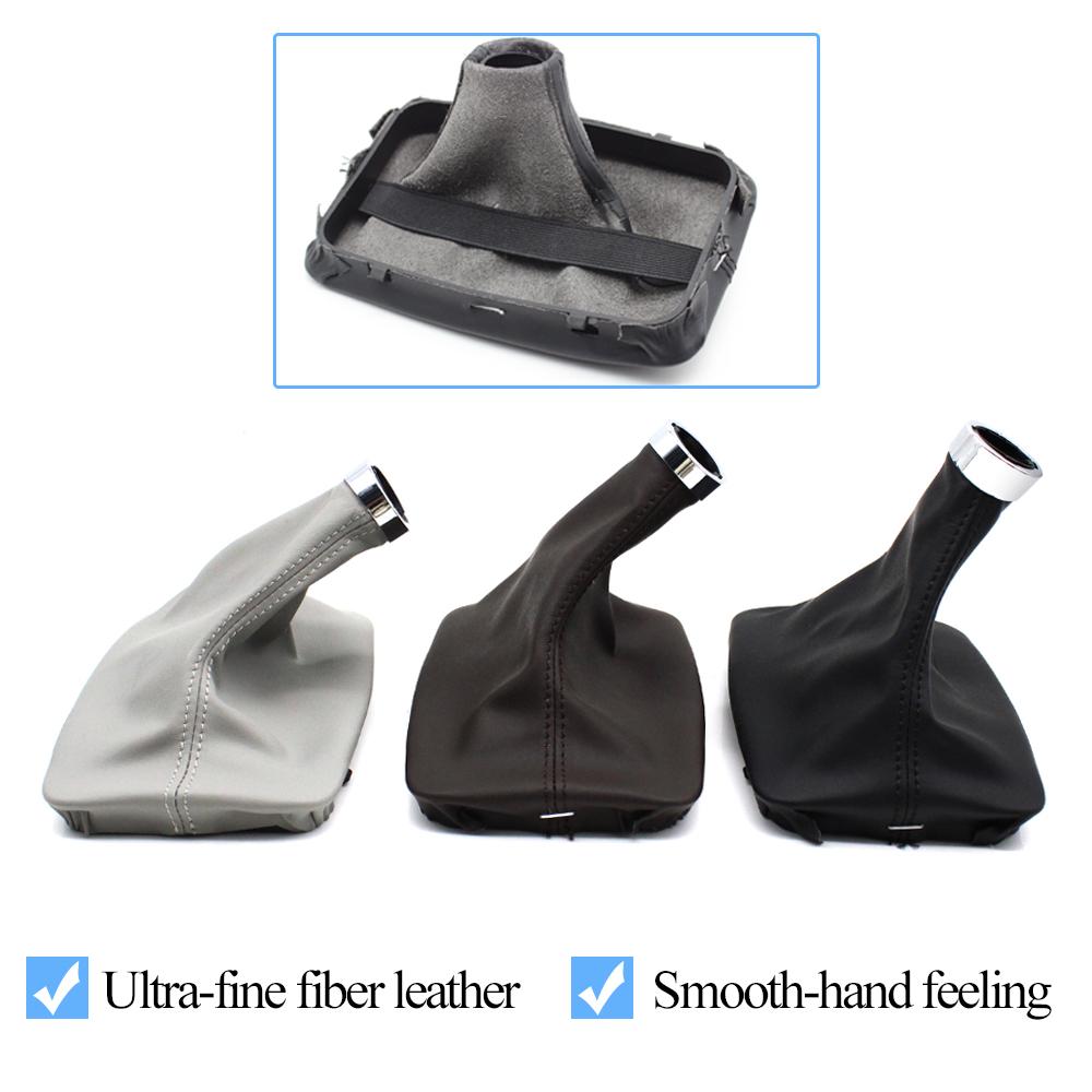 Car Automatic Gear Shift Knob Lever Leather Shifter Boot For Benz E C GLK Class AMG W204 X204 C204 C300 W207 W212 2042672710