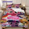 Rainbow Friends Magical Gathering Threepiece Set 1 Duvet Cover 2 Pillowcase Without Core Duvet Cover And Pillowcase Soft And Comfortable