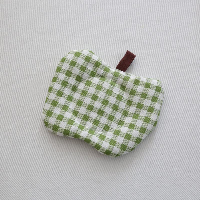 Korean-style Apple Shaped Coasters Table Decoration and Accessories Cute Heat Resistant Mats Tea Pots Insulation Pad Table Decor