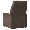 Recliner Chair with Lift Assist Brown Microfiber Fabric