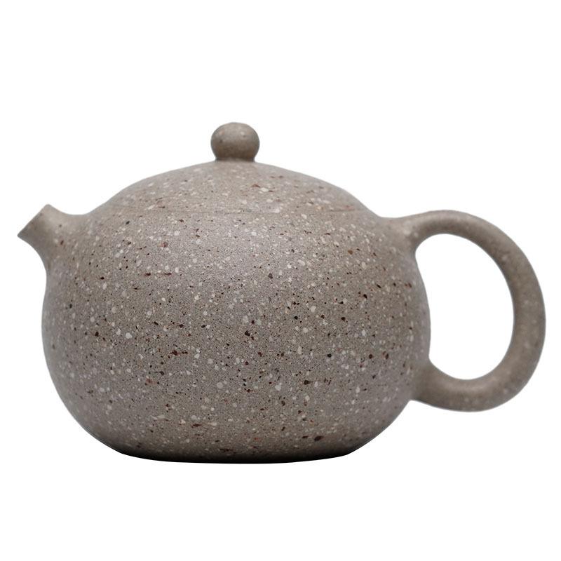

180ml Elegant Yixing Purple Clay Teapots Handmade Xishi Pot Raw Ore 8 Mesh Coarse Sand Mud Kettle With Filter Zisha Tea Set Gift