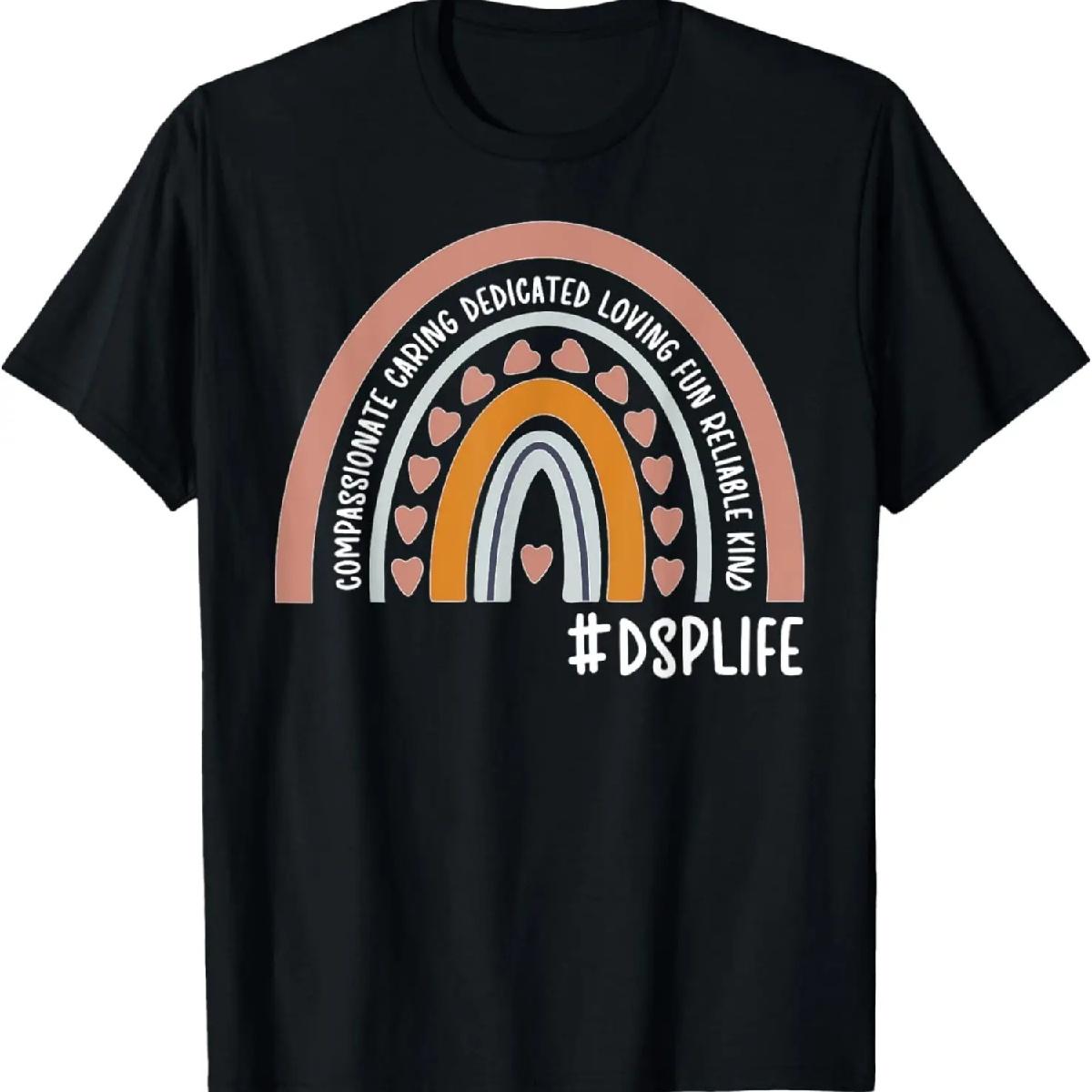 DSP Life Direct Support Professional Rainbow T-Shirt S