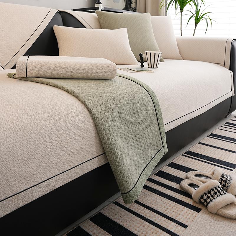 

Чехол из жаккардовой шенилловой ткани для дивана 1/2/3-местного, подушки для дивана, чехлы для кресел, секционные нескользящие чехлы для мебели, однотонные чехлы для диванов 70x70cm 1pcs