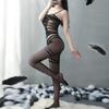Women Sexy Open Crotch Tights Backless Bodysuit Body Stockings Feamle Erotic Teddies Lingerie Porno Sex Underwear