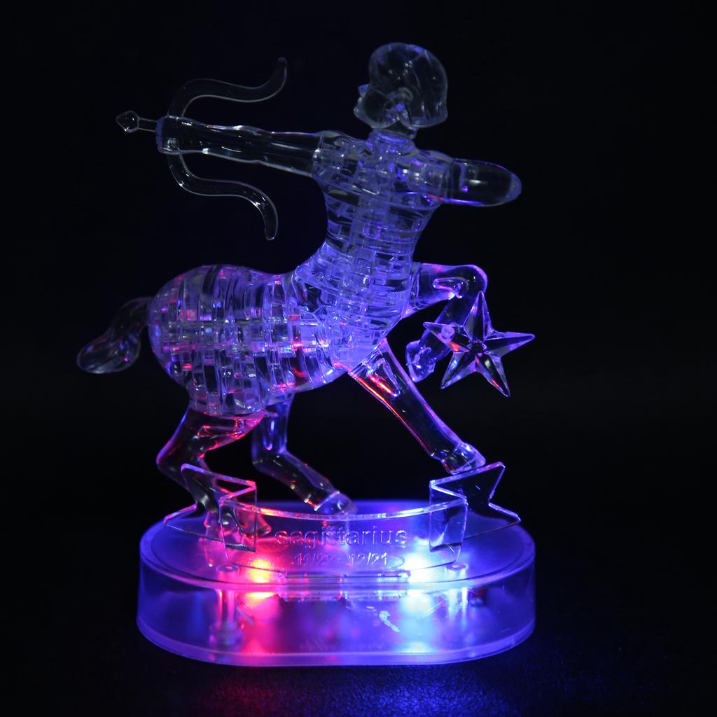 Three Dimensional Puzzle Puzzle Jigsaw with LED Light(Sagittarius )