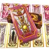 Cosplay Anime Card Captor Sakura KINOMOTO Carte Clow Tarot Prop Carta da Poker di Carta Divertente Per Famiglia Amico Festa Accessori di Natale