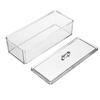 Acrylic Tea Bag Holder Tea Box Coffee Tea Bag Storage and Clear Pantry Organizer for Kitchen with Lid Multi-Compartment