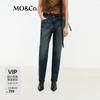 MO&Co. Women's Low-Waist Cropped Denim Jeans