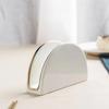 Ceramic Tissue Holder for Dining Table Elegant Napkin Rack for Restaurants Hotels and Parties Gold Business Card Holder
