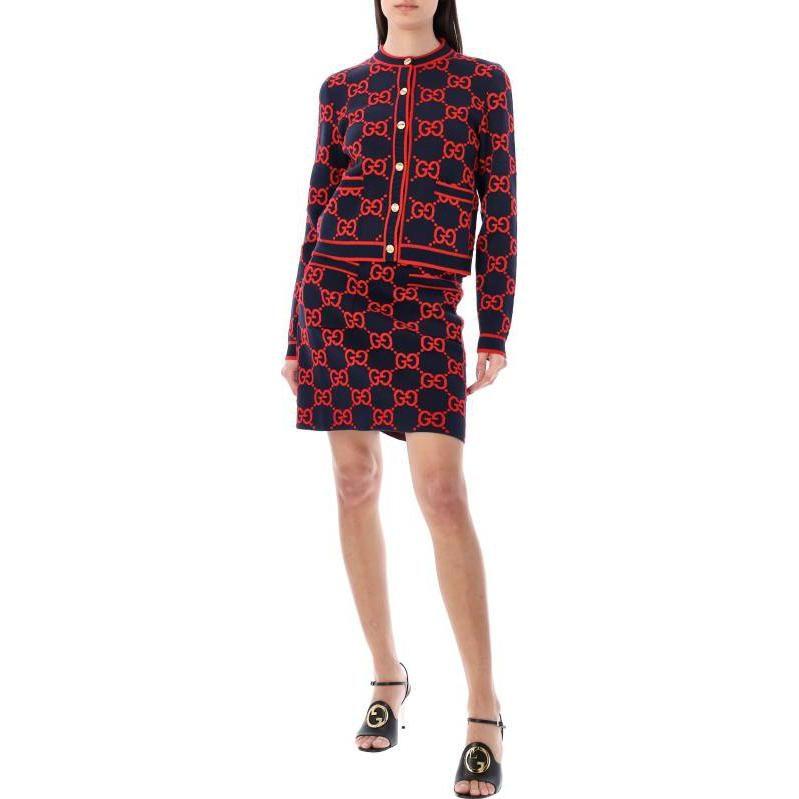 GUCCI Wool-jacquard Skirt 743320-XKC8X-4754