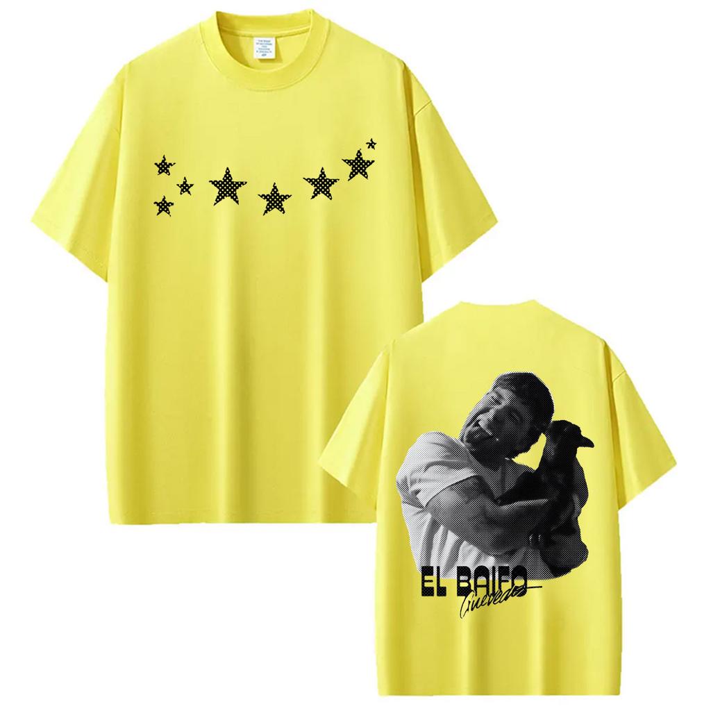 Rapper Quevedo EL BAIFO 2026 Graphic Tshirts Unisexs Women Fashion Hip Hop Streetwear Tshirt Casual Cotton Short Sleeve T Shirts