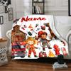 Custom Name firefighters Theme Printed Blanket - Perfect for Couch, Bed, Travel & Outdoor Use | Machine Washable, Cozy & Durable.