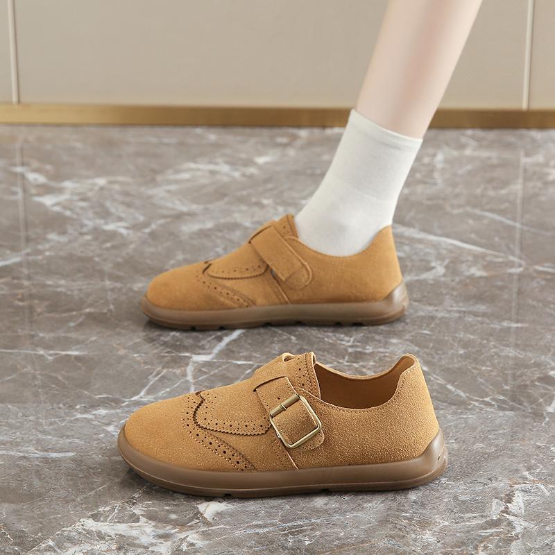 

2026 Autumn New Fashion Women s Shoes Breathable Lightweight Comfortable Soft Non-slip Flat Shoes Outdoor Casual Shoes 35 верблюд