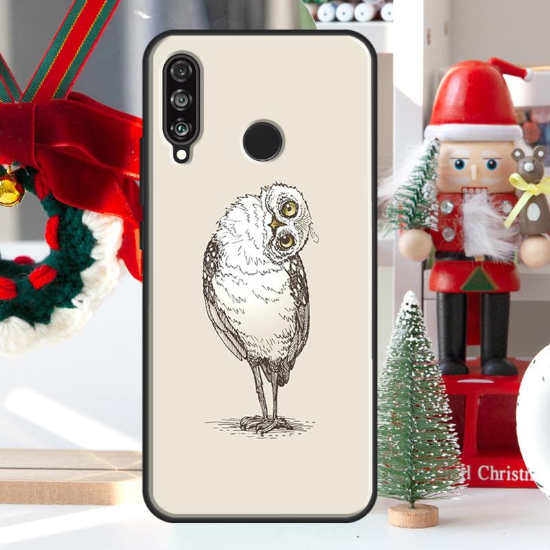 Cute Owl Cartoon For Huawei Nova 7i 8i 11i 12i 12s Y73 Y70 Y90 Y60 Y72 Y61 Y91 9 10 SE P30 Pro P40 Lite Case
