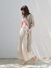 FREAKS BY KIMTAEHOON Hot Summer Linen Blending High-Waisted Trench Dress_Eucalyptus [Khaki Beige]