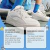 Tragbare Schuhreinigungsbürste 100 ml - Effektiver Fleckenentferner für Sneaker, Leder, Canvas, Haushalt - Weich, Sanft und Einfach zu Bedienen für Schnelle,