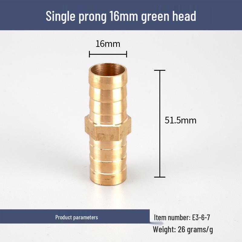 Brass Reducing Pagoda Plug for Hose Fitting - Converts 4mm To 19mm Diameters