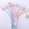 Colorful Girls Twist Braids Hair Synthetic Baby Wig Hairbands Ponytail  Party