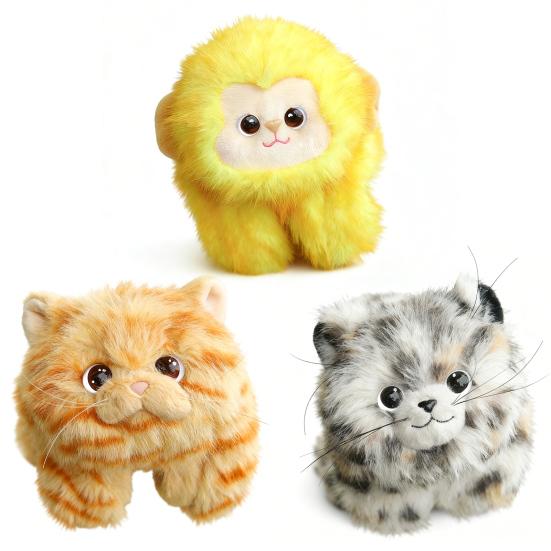 Brățară Pisică Maimuță de Pluș cu Coadă Mișcătoare, Jucărie cu Brățară Slap, Păpușă Animal Portabilă, Cadou pentru Copii