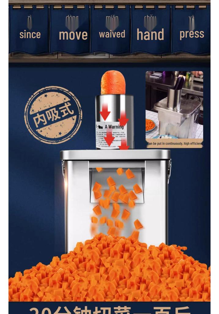 Electric Multi-functional Vegetable & Fruit Dicing Machine