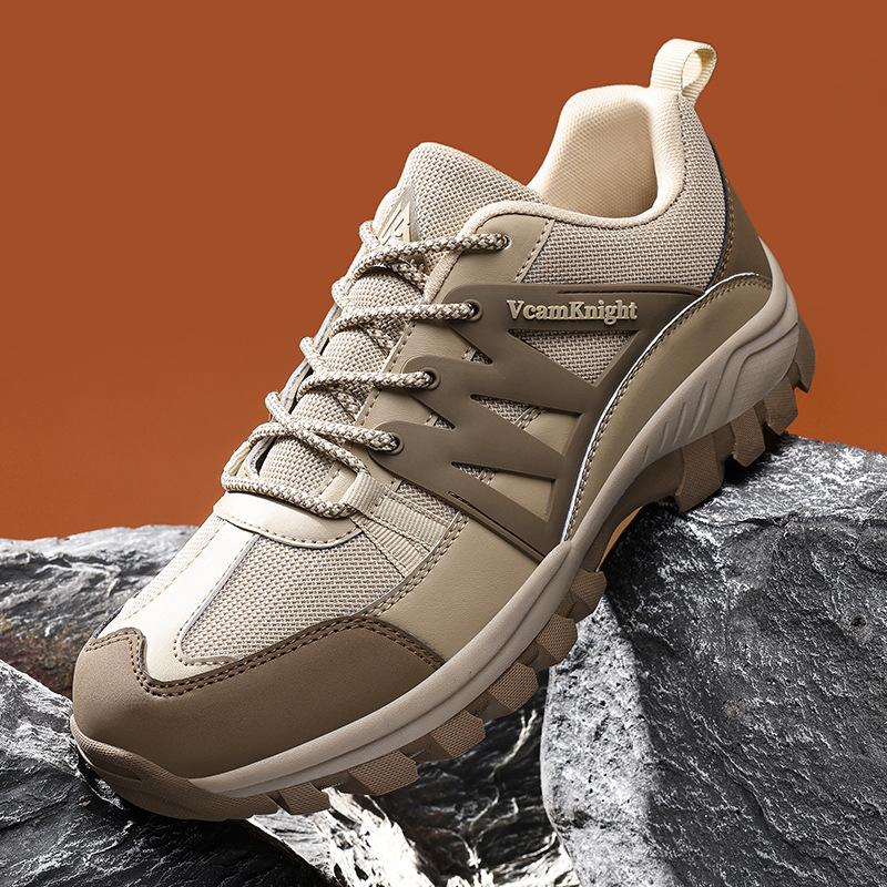 New men's shoes men's outdoor hiking shoes breathable and wear-resistant fashion casual sports shoes platform versatile