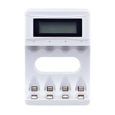 4 Slots Battery Charger with LCD Display for AA AAA Ni-MH Rechargeable Battery Smart Rechargeable
