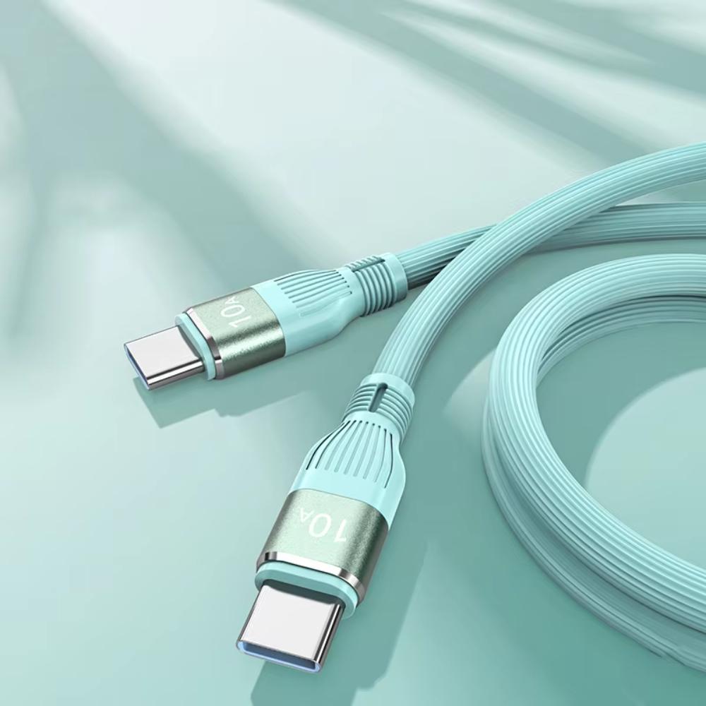 

120 Вт 10 А кабель для быстрой зарядки USB C to C высокоскоростной кабель для зарядки Samsung Xiaomi Android Type C кабель для передачи данных 1m