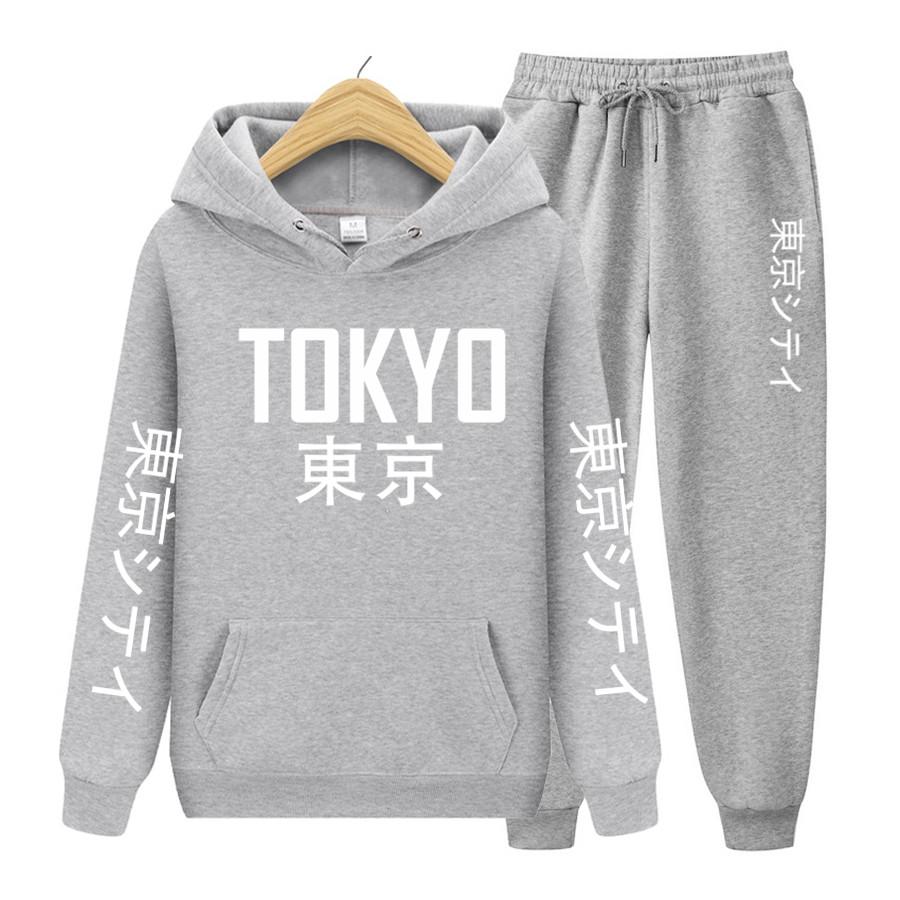 Conjunto de 2 peças de manga comprida feminina com capuz e calça de moletom terno feminino moletom de lã com capuz calças de corrida