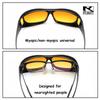KJOY Brand Night Vision Sunglasses Car Night Driving Glasses Driver Goggles Unisex Sun Glasses UV Protection Sunglasses