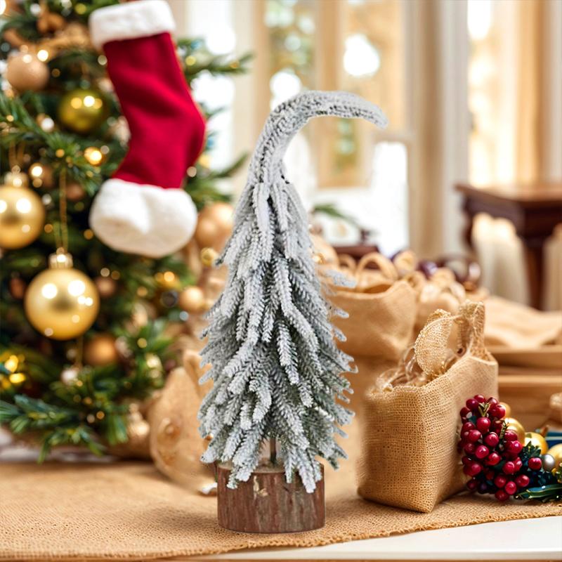 1 stk Mini Snødekt Juletre Fallende Snø Juletre Skrivebord PE Juletre PE Snødekt Julepynt