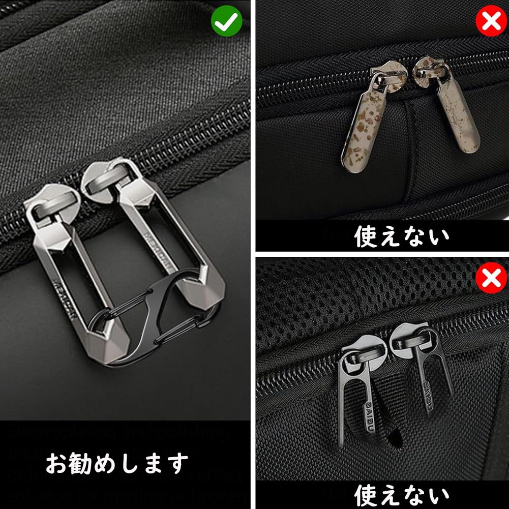 Carabiner, S-shaped, 5 pieces, stylish, small, multifunctional, keychain, clasp, connection
