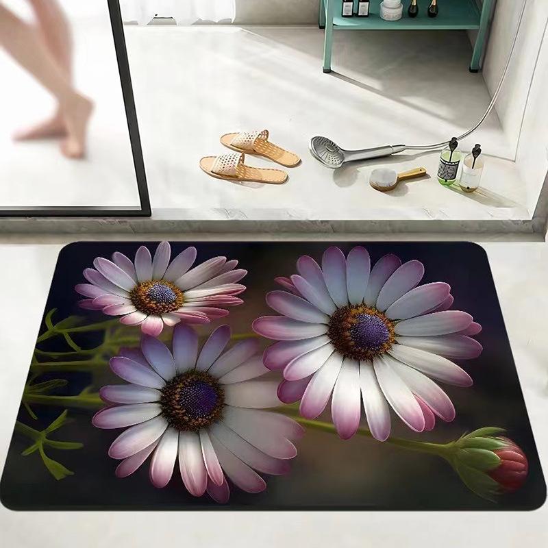 Bathroom Absorbent Soft Pad Quick-Drying Toilet Non-Slip Floor Mat Kitchen Toilet Dirt-Resistant Foot Pad Door Mat Manufacturer Wholesale