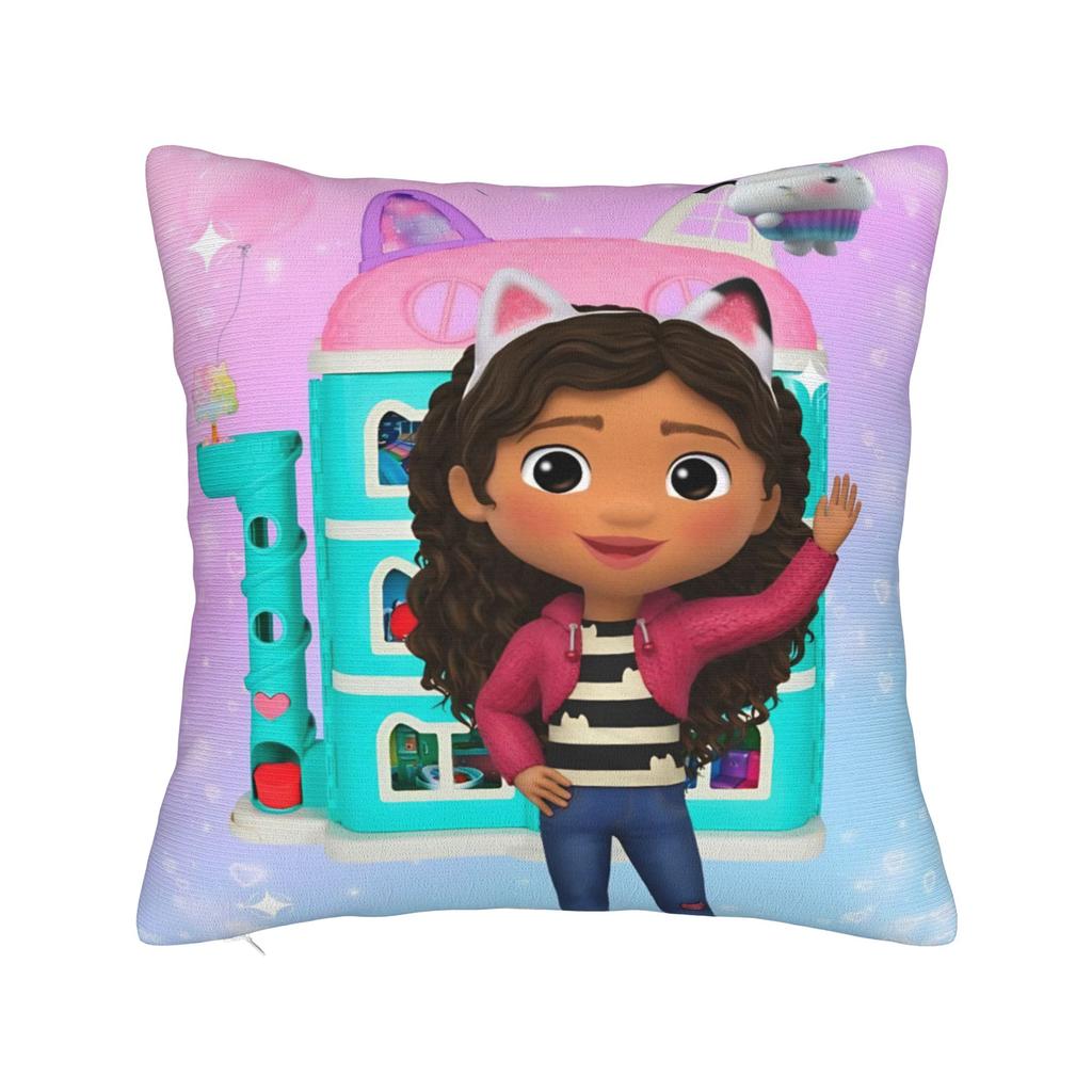 Decorative Pillow Covers G-Gabbys Girl Dollhouse Merch Living Room  Throw Pillow Case Cover Square Multi Size