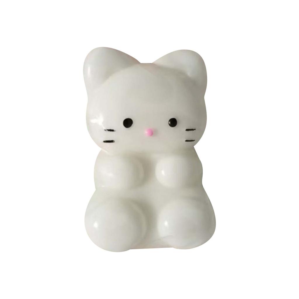 Novelty Funny Cartoon Cat Finger Squeeze Toy Stretchy Stretch Decompression Latex Toys Super Cute Mud Feel Bag Decompression Toy