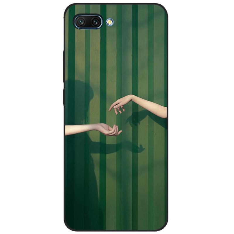 For honor 10 case soft silicon tpu back phone cover for huawei honor 10 Case Etui protective printing coque black tpu case