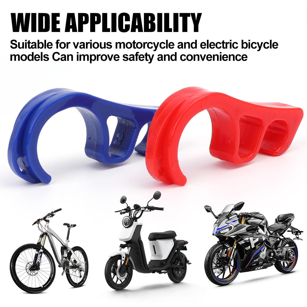 Motorcycle Universal Buckle Brake Hook Parking Safety Lock Bicycle Slope Parking Lock For Dirt Bike Motorcycle Scooter ATV