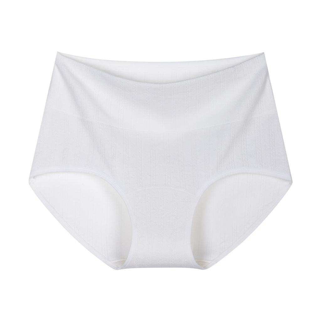Women S High Waisted Cotton Triangle Underwear Antibacterial Breathable