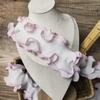 Premium Double-Layer 3D Ruffle Stretch Lace Trim for DIY Clothing, Curtains, and Sofa Covers.