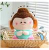 Lotus Little Buddha Plush Toy - Yungang Grottoes Cultural Soothing Doll