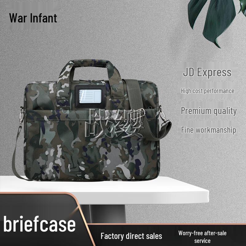 Zhanying Ink Wash Pattern Large Capacity Laptop Briefcase