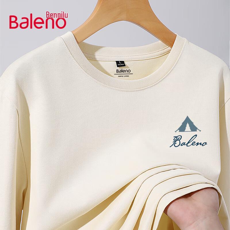 Baleno Men s Heavyweight Fleece-Lined Cotton Long Sleeve T-Shirt 3XL