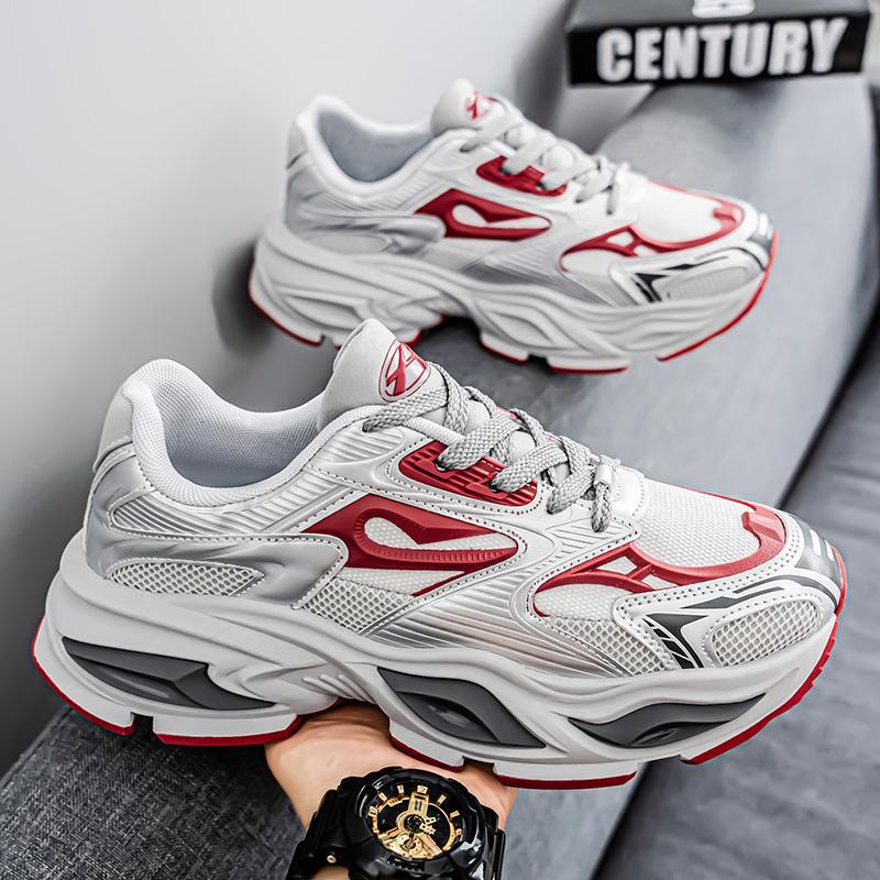 

Daidai men s shoes summer mesh breathable sneakers outdoor dad shoes student tide with old tooling 44
