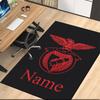 Custom Name Benfica Printed Carpet Rug For Office Chair Living Room Bedroom Kitchen Room Decor Gifts